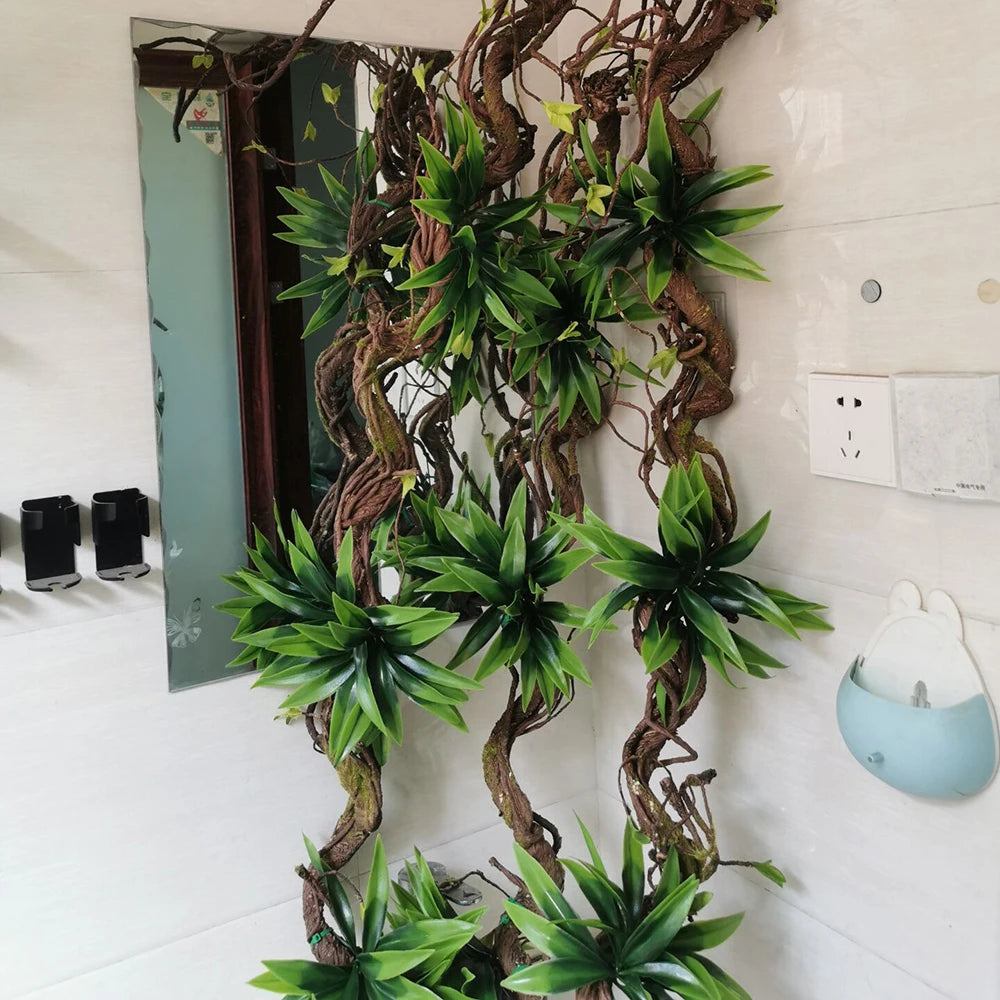 1.75 Meter Artificial Vine Green Leaf Simulation Rose Rattan Plant