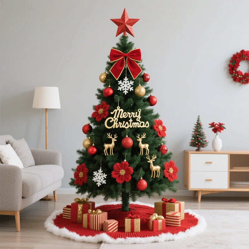DIY Christmas Trees Set 2.1/2.4/3m Large Christmas Tree Decoration Home