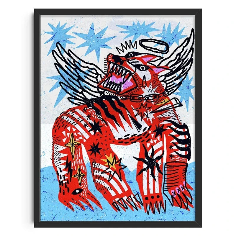 Retro Abstract Nourishing Soul Classic Wall Art