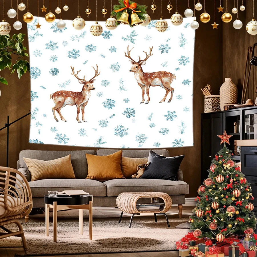 Christmas Gifts Tapestry Background Cloth Hanging Cloth Bedroom