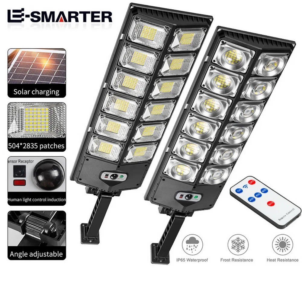 LED Super Bright Outdoor Solar Powered Lamp Waterproof