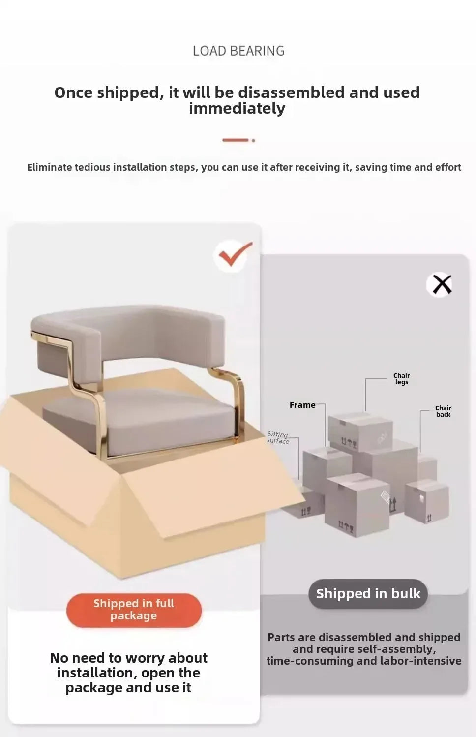 Bedroom Furniture Nordic Furniture Simple Style Dining Chair