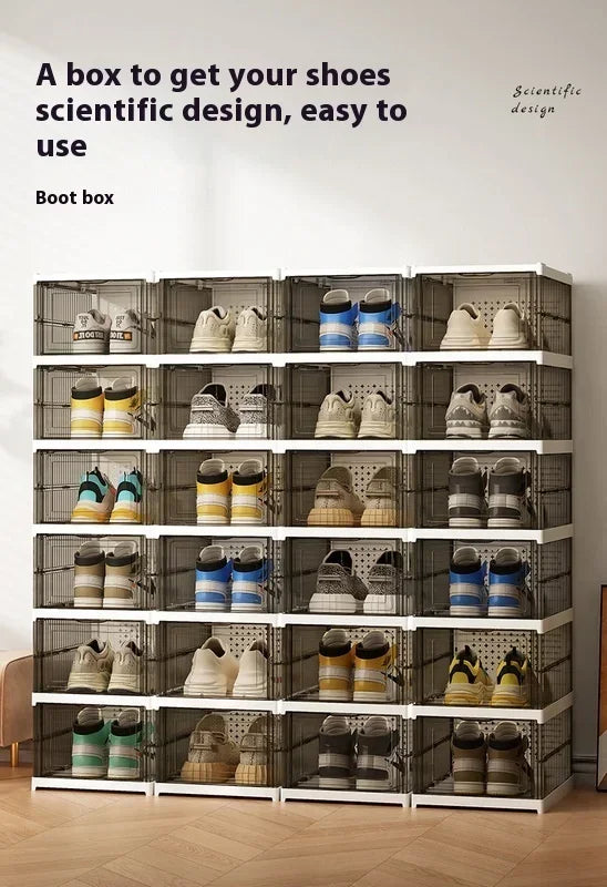 Dustproof 6 Layers Foldable Shoes Box