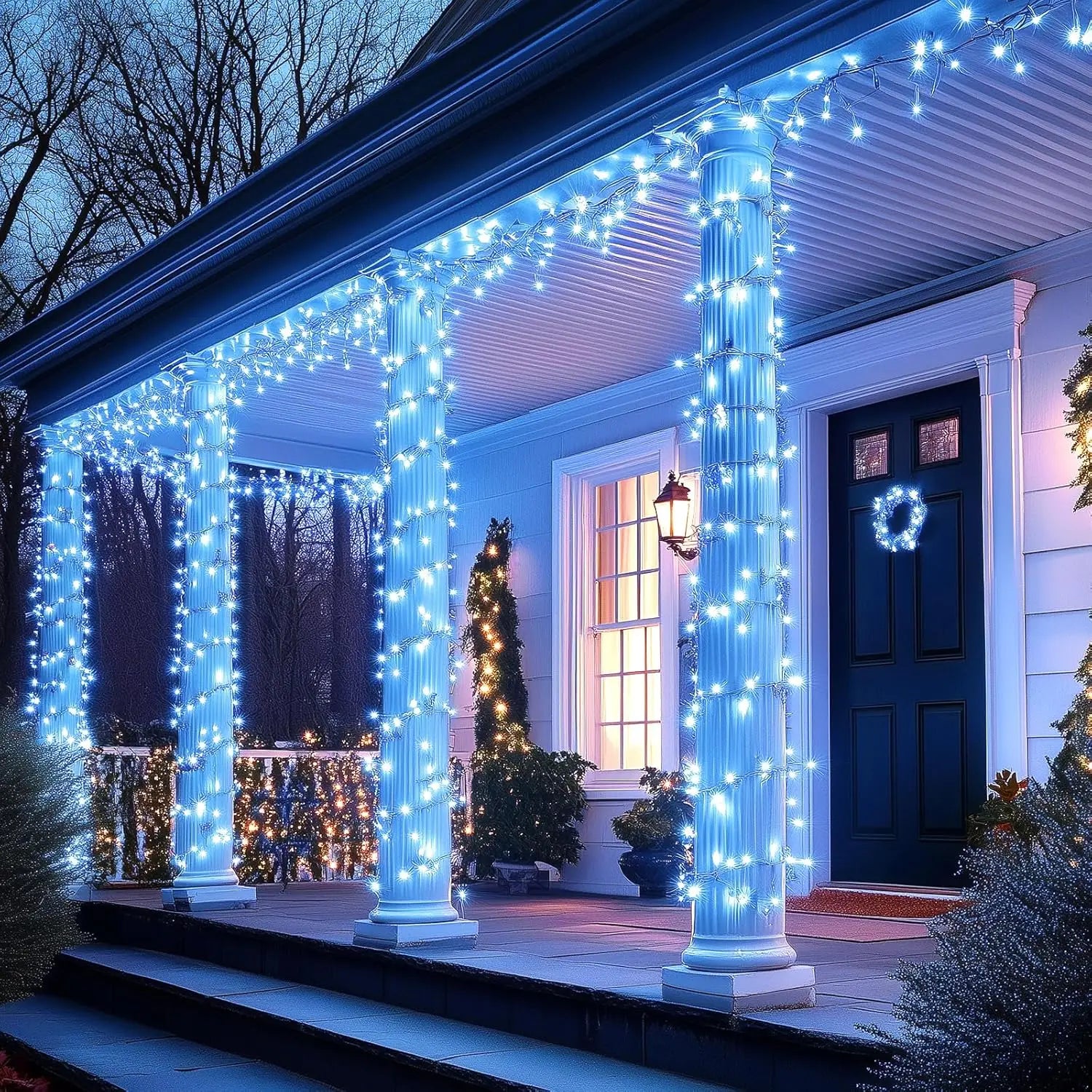 LED Firecracker String Lights 30-75M Garland Fairy Lights EU/US