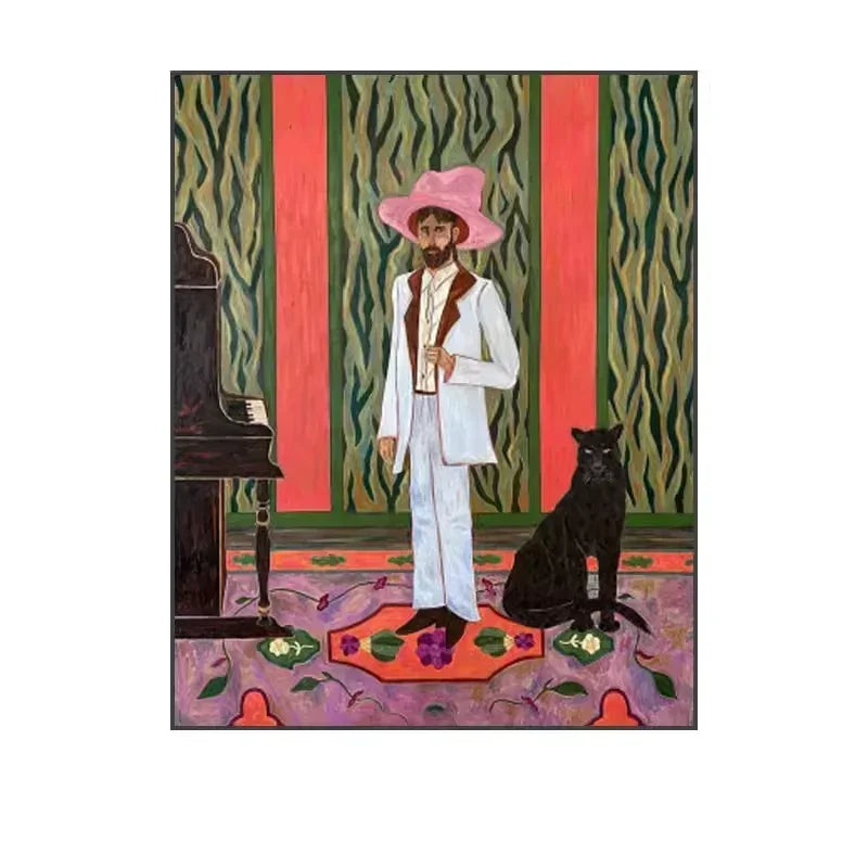 VIKAMA Art Retro Abstract Crystal Pile Carpet