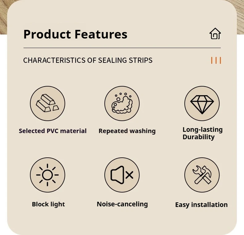 Pvc Door Seal Draft Stopper With 4 Layer Brush Reduce Noise Insect Proof