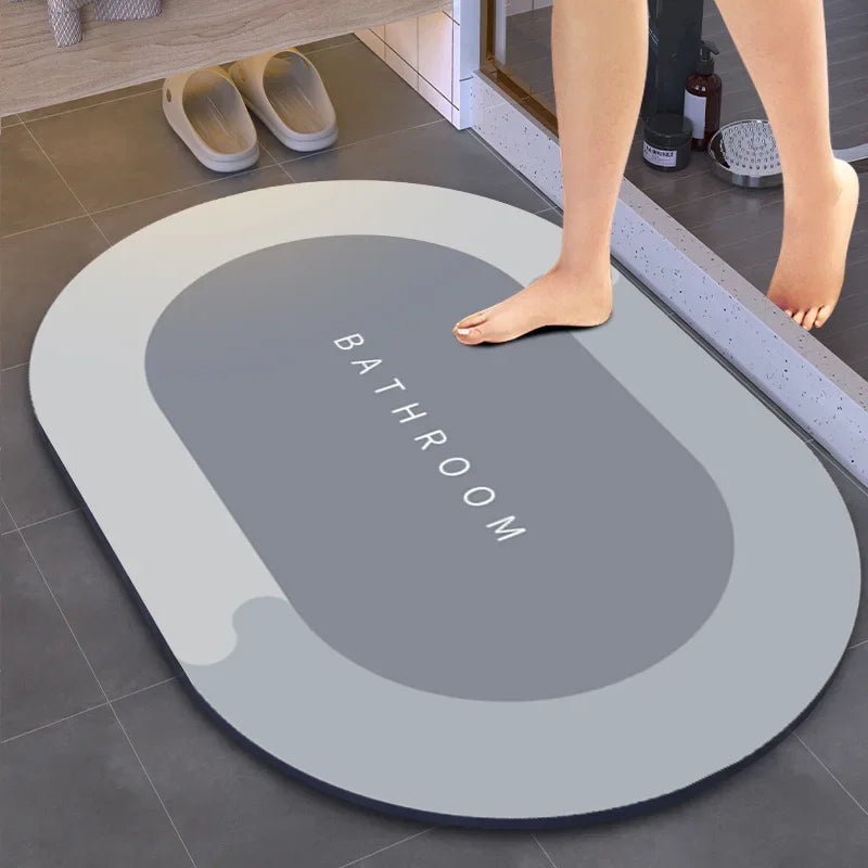 Bath Mat Super Absorbent Non Slip Bath Bathroom