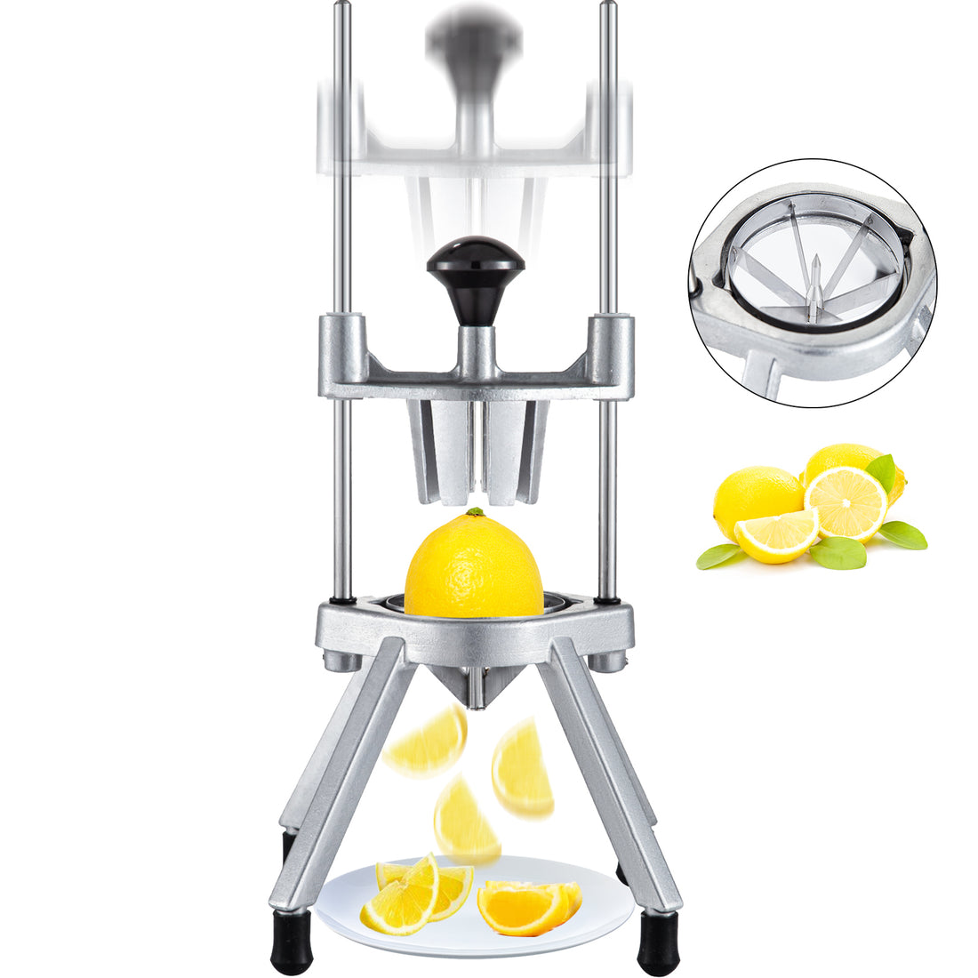 SucceBuy 4/6/8-Section Lemon Wedge Slicer Chopper Commercial